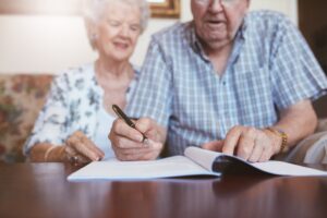 Getting help with paperwork at home